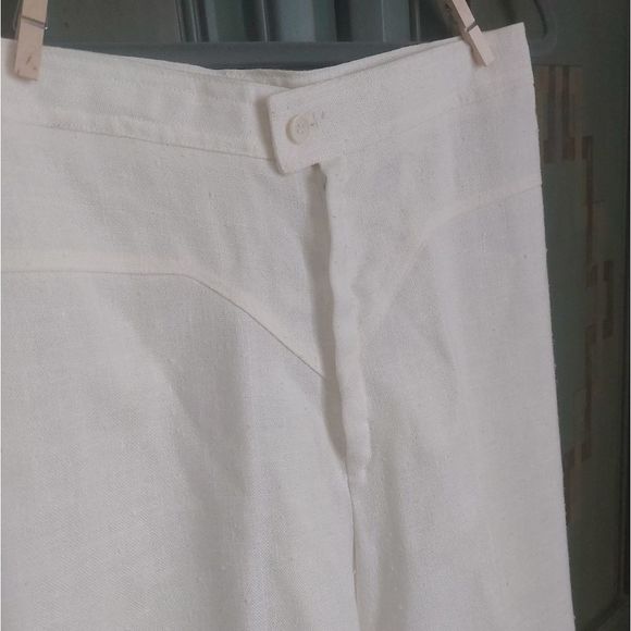 Vintage 1970's Pantasias high waisted V stitched wide leg pants true vin… - Picture 3 of 16